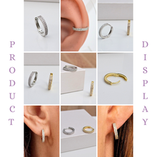 SK Studio Pakistan - S925 Beatific Hoop - Sterling Silver Hinged Earring for Conch and Lobes