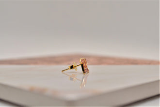 SK Studio Pakistan - S925 Absolutely Stud - Sterling Silver Single Stud with Butterfly Closure for Lobes