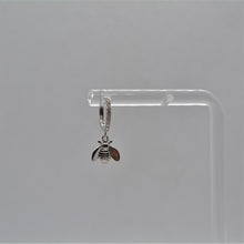 SK Studio Pakistan - S925 Bee Hoop - Sterling Silver Hinged Earring for Lobes and Helix