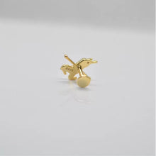 SK Studio Pakistan - Limited Release S925 Carousel Horse Stud - Sterling Silver Single Stud with Internal Threading for Lobes, Tragus, Flat, Helix, and Conch Piercing