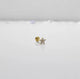 SK Studio Pakistan - S925 Flower Stud - Sterling Silver Stud with Internal Threading, perfect for Lobes, Flat, Conch, Tragus, Helix, and Nose Piercings