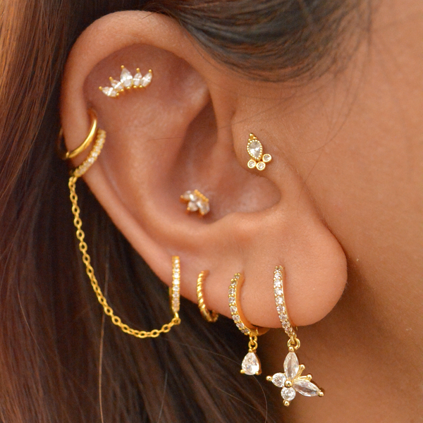 View all Ear Studs and Ear Hoops for a variety of piercing