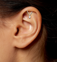 New Trending Hidden Helix Dangling Charm Stud Collection by SK Studio in Pakistan