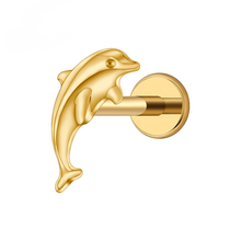 The Cute Dolphin Stud