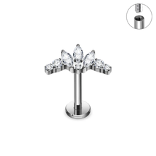 Titanium Tiara Stud