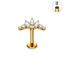Titanium Tiara Stud
