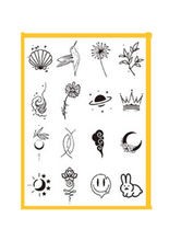 Herbal Juice Tattoo Stickers