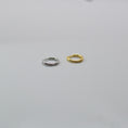 925 Sterling Silver 6mm Huggie by SK Studio is available in Silver and Gold Vermeil