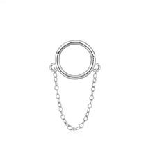S925 8mm Chain Hoop