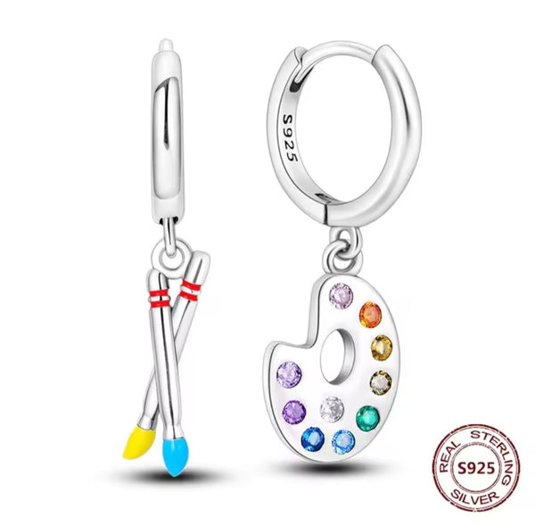 Painting Charm Hoop