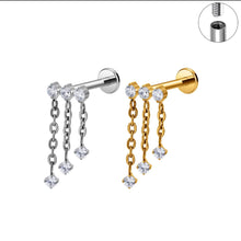 Titanium Waterfall Stud
