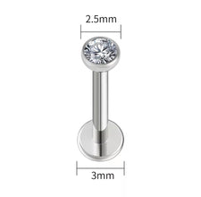 Titanium Threadless Push Pin Stud