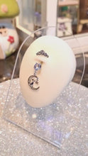 Cute Cat Dangling Charm Belly Bar