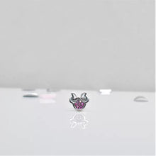 SK Studio Pakistan - S925 Mickey & Minnie Stud - Disney Collection Earring featuring AAA-Grade Cubic Zirconia, adjustable butterfly clip closure, and hypoallergenic sterling silver, perfect for lobes.